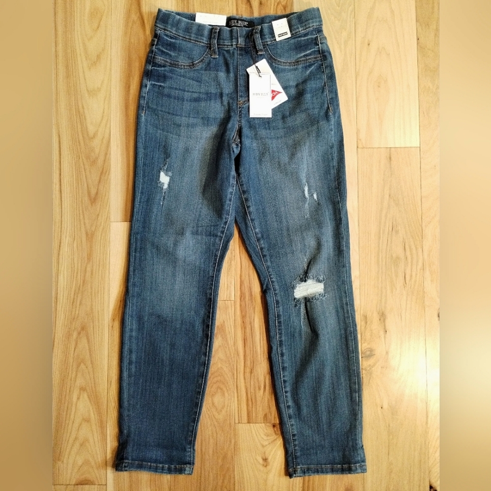 Judy Blue Boy Friend Fit Pull On Jean Leggings Women's Size 3 / 26 NWT